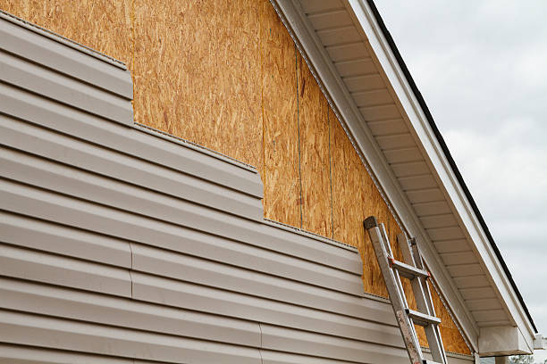 Professional Siding Contractor technician working in Capron, VA